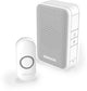 Sonnette portable sans fil Enzo Honeywell avec bouton poussoir 100m 8421010