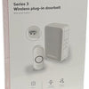 Sonnette enfichable sans fil Enzo Honeywell avec bouton poussoir 100m - 8421030