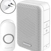 Sonnette enfichable sans fil Enzo Honeywell avec bouton poussoir 100m - 8421030