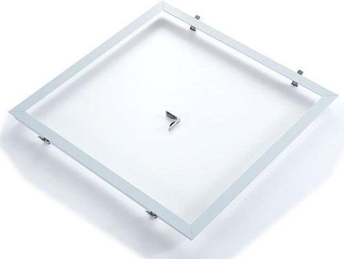 Cadre de montage Enzo | pour panneau LED 60x60cm | blanc | système de clic - 5417889