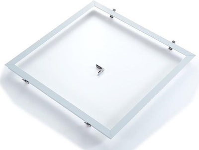 Cadre de montage Enzo | pour panneau LED 60x60cm | blanc | système de clic - 5417889