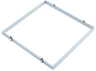 Cadre de montage Enzo | pour panneau LED 60x60cm | blanc | système de clic - 5417889