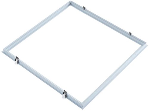 Cadre de montage Enzo | pour panneau LED 60x60cm | blanc | système de clic - 5417889