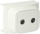 Point de connexion d'antenne Enzo K40 RTV blanc - 4747255