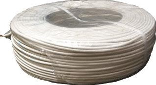Enzo câble ovale plat 2x0,75 qmm couleur blanc - 1227000