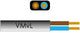 Enzo câble ovale plat 2x0,75 qmm couleur noir - 1227020
