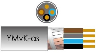 Câble Enzo | ymvkas | 4x6qmm | câble de masse | rouler | 100m - 1254018