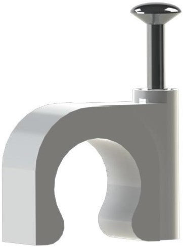 Serre câble Enzo 8 mm rond blanc jsl boite 100 4113190