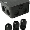Boîte de câble Enzo attema ak1 | + 3 presse-étoupes m25 ip65 noir - 4034023