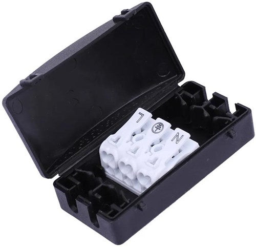 Raccord de câble Enzo | ip20 noir avec connecteur 3 broches - 4016570