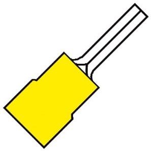 Goupille de cosse Enzo jaune - 4433720
