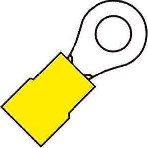 Enzo cosse anneau jaune 6,4mm - 4433680