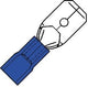 Enzo cosse fiche plate mâle bleu 6,3x0,8mm - 4433310