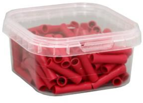 Enzo cosse fiche plate mâle rouge 6,3x0,8mm - 4433010