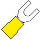 Enzo cosse de câble fourche jaune 6,4mm - 4433700