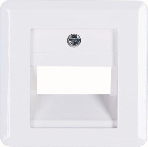 Enzo kopp hk02 plaque de recouvrement blanche isdn double 4621060