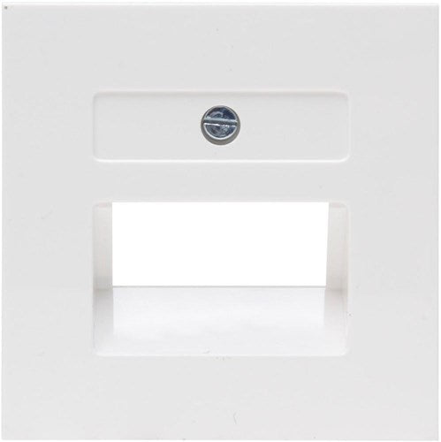 Enzo kopp hk07 plaque de recouvrement blanche isdn double 4622060