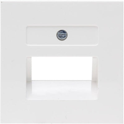 Enzo kopp hk07 plaque de recouvrement blanche isdn double 4622060