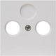 Enzo kopp hk07 cadre de couverture blanc pour coaxial 4622040