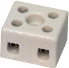 Enzo bornier porcelaine 6 mm2 2 pôles 4041800