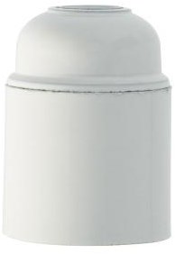Douille Enzo e27 blanc lisse 6042720