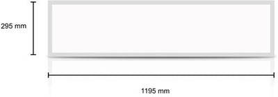 Panneau rétroéclairé LED Enzo | blanc | 120x30cm | 40w | 4000lm cct dimmable - 5016232
