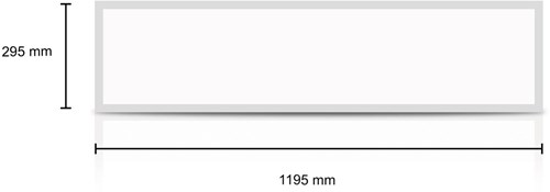 Panneau rétroéclairé LED Enzo | blanc | 120x30cm | 40w | 4000lm cct dimmable - 5016232