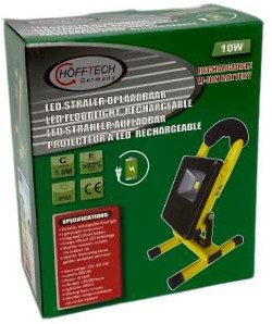 Lampe de chantier Enzo LED 10W rechargeable sur trépied 4000K IP65 - 5017682
