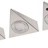 Enzo LED triangle spot set a3 | 7,5w | capteur infrarouge | 3000k | histoire de l'acier - 5018355