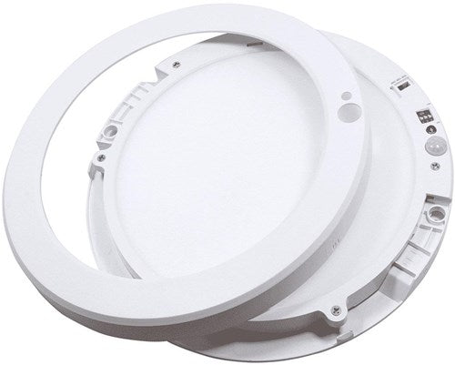Downlighter à panneau LED Enzo | blanc | 10-18w | 3000k | dimmable + capteur IR | réglable 10-15-18w | diamètre 220mm - led2580