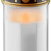 Lampe funéraire LED Enzo | 12 cm avec minuterie | blanc (sans batterie 2xc) | lumière commémorative | lumière funéraire | lumière de deuil - 5099412
