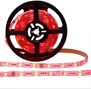 Bande LED flexible Enzo. ensemble blanc chaud 2 mètres complet LED1092