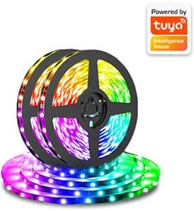 Bande LED flexible Enzo. ensemble blanc chaud 2 mètres complet LED1092