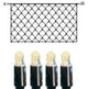 Enzo Luca Filet LED 3x3 mètres 196 lampes blanc 5590170