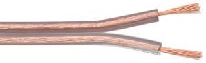 Câble haut-parleur Enzo 2 x 0,75 qmm transparent - 1394529