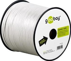 Câble haut-parleur Enzo 2 x 0,75 qmm blanc - 1394527