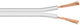 Câble haut-parleur Enzo 2 x 0,75 qmm blanc - 1394527