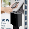 Enzo mobiliser chargeur de voiture USB 3100ma blanc double 9540150