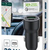 Enzo mobilise chargeur de voiture USB 4200ma blanc + câble 30 broches 9540110
