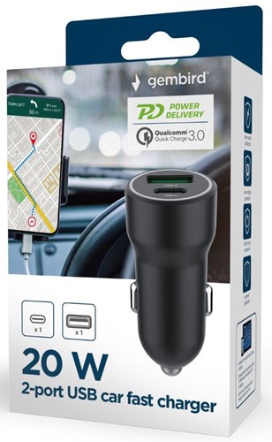 Enzo mobilise chargeur de voiture USB 4200ma blanc + câble 30 broches 9540110