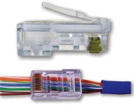 Enzo fiche modulaire rj45 pince à montage rapide ec 2575198