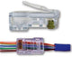Enzo fiche modulaire rj45 pince à montage rapide ec 2575198