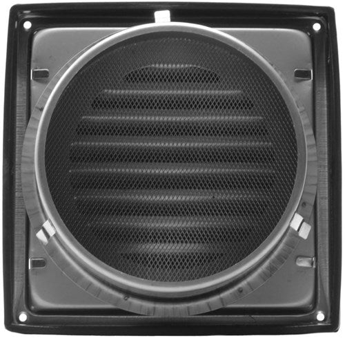 Enzo nedco grille extérieure inox carrée 100 mm nedco - 1400465