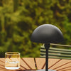 Lampe de table rechargeable Enzo | ellen à emporter 25cm noir - 4808196