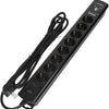 Parasurtenseur Enzo | 8 fois | 3m | 2x USB noir - 3873780