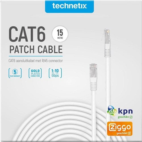 Câble patch Enzo | utp | chat6 | 15m | blanc - 2077025