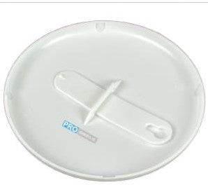 Plaque de plafond Enzo 12,5 cm ronde blanc 166124 4214080