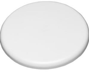 Plaque de plafond Enzo 12,5 cm ronde blanc 166124 4214080