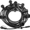 Jeu de câbles à broches Enzo | 50m | avec 50 raccords e27 | connectable - 1253806