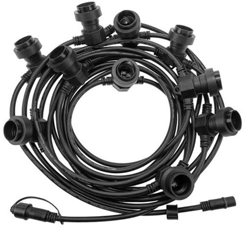 Jeu de câbles à broches Enzo | 50m | avec 50 raccords e27 | connectable - 1253806
